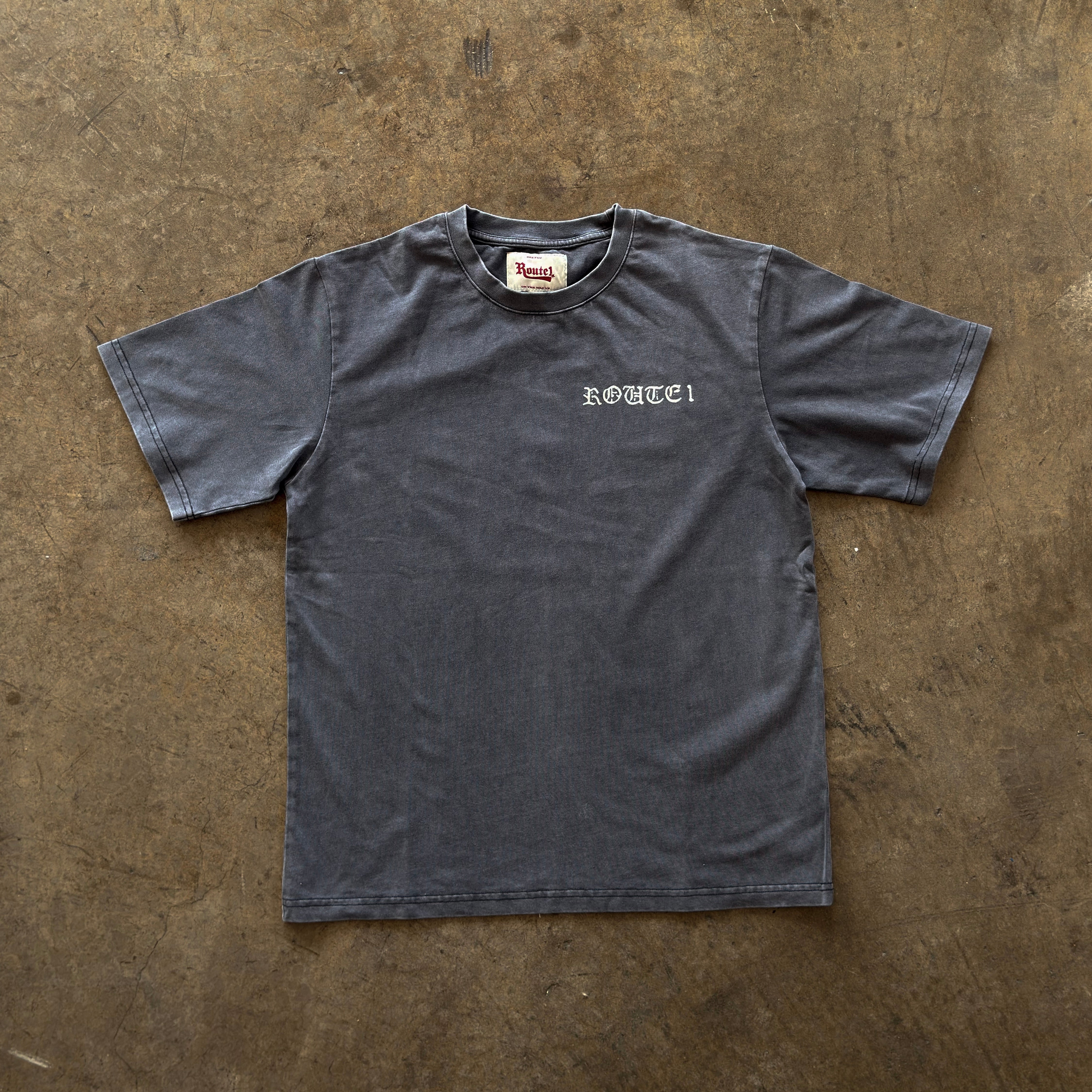 Route 1 - 111 Tee (Washed Grey)