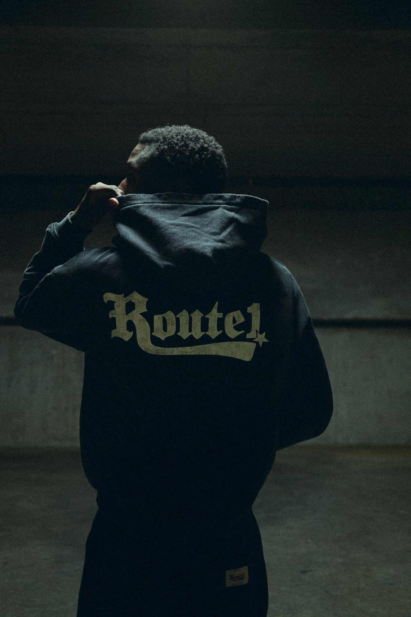 Route 1 Core Zip Hoodie — Carbon