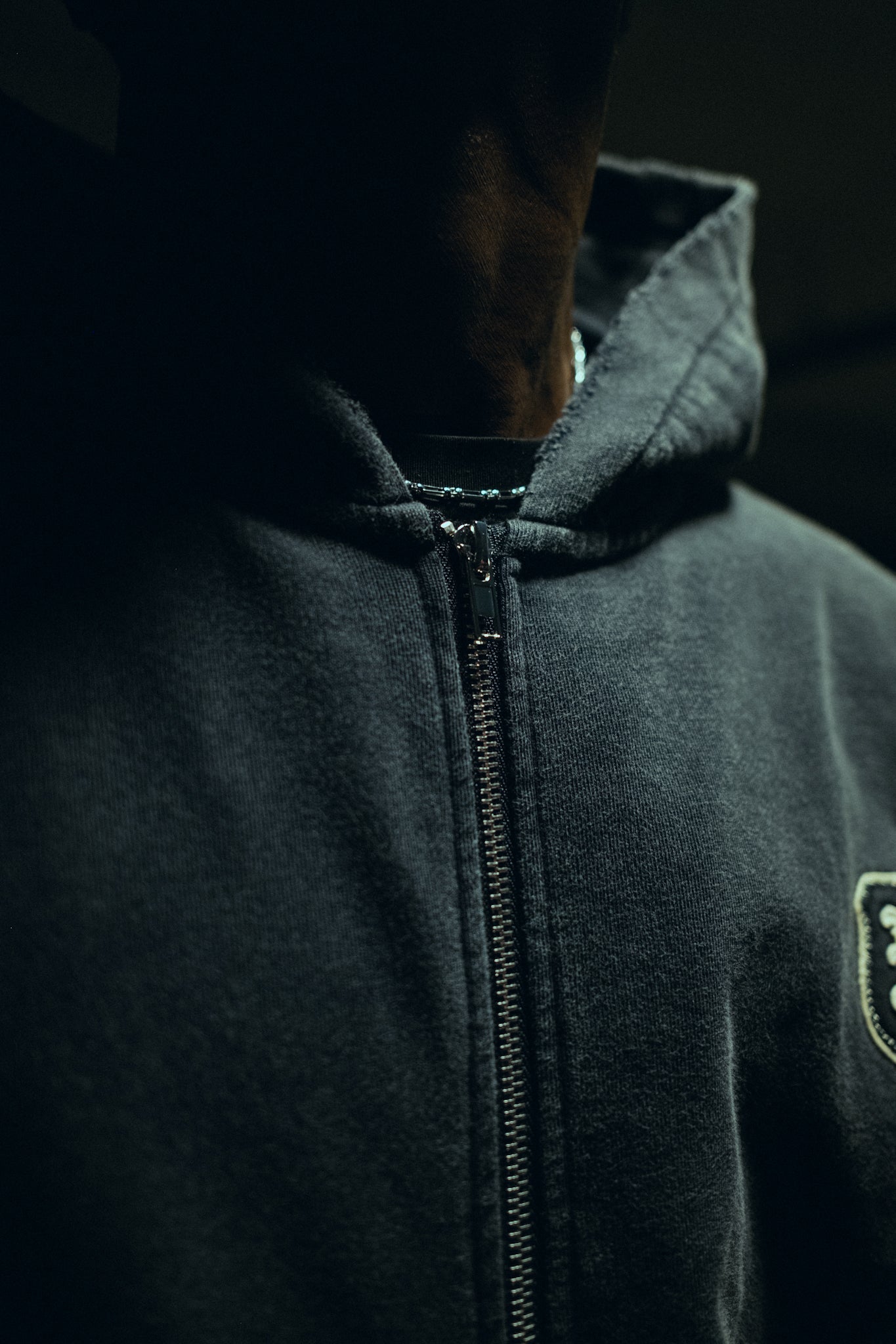 Route 1 Core Zip Hoodie — Carbon